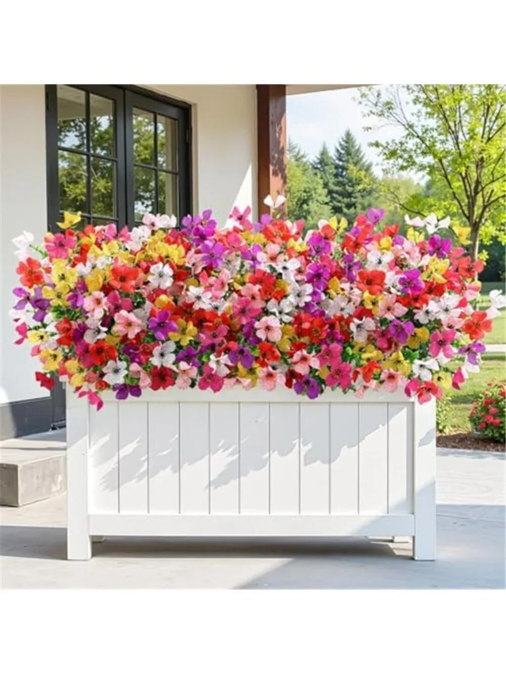 Artificial Daisy Flowers 20 Bunch UV Resistant Outdoor Silk Floral Home Decor